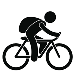 Wandern und Velo fahren